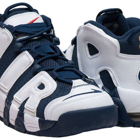 Nike Air More Uptempo Olympic Grade School GS 415082-104 - Picture 5 of 12